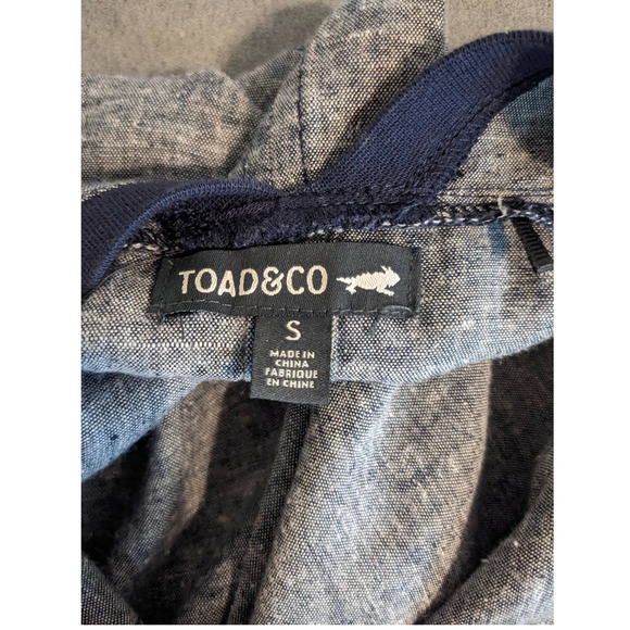 Toad&Co Hemp Dress Pockets Size Small - Picture 5 of 5